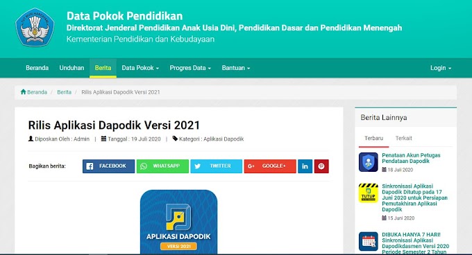 Prefil Dapodik 2021 C : Download Prefil 2021 ...