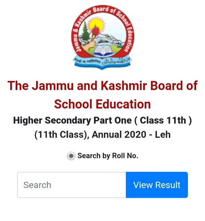 JKBOSE Class 11th Results Declared | Check Here