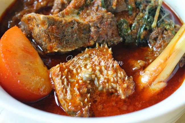 Asam Pedas Tulang Dan Daging Tetel - Azie Kitchen