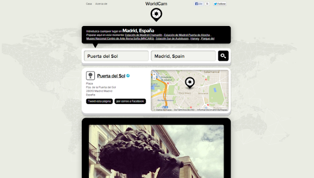 WorldCam (Visualizador de fotos de Instagram con búsqueda por país, sector y otras geolocalizaciones)