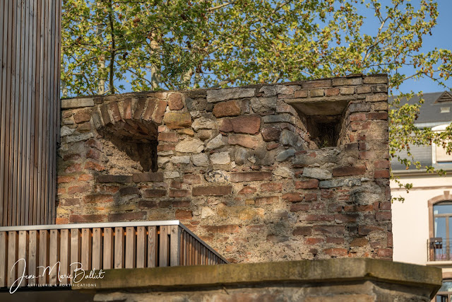 Enceinte médiévale, secteur du couvent des Catherinettes (avril 2020)