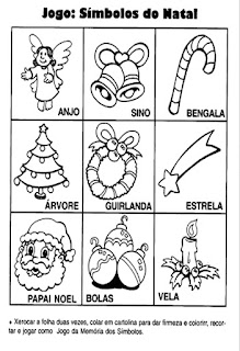 Jogo-símbolos do natal