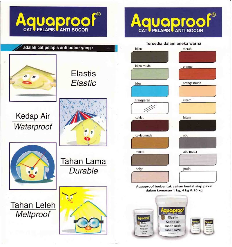 Trend Terpopuler Cat WATERPROOF Warna Putih