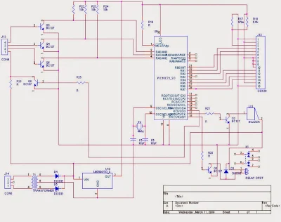 circuit diagram of water level controller