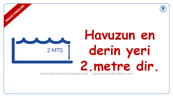 HAVUZ UYARILARI