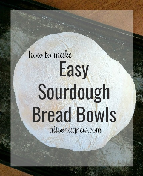 Easy Sourdough Bread Bowls