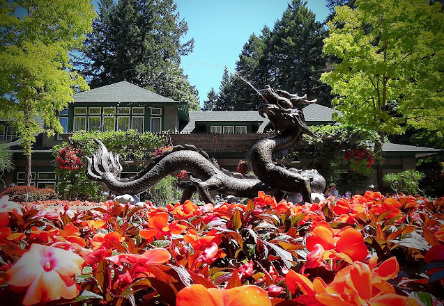 Fuente del Dragón Butchart Garden