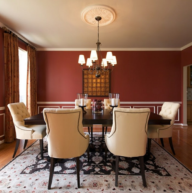 red dining room chairs 