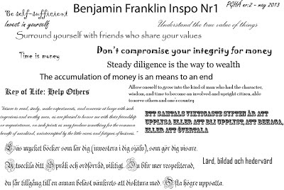 Benjamin Franklin Inspiration Nr1