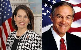 GOP Debate: Michele Bachmann, Ron Paul