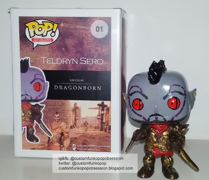Teldryn Sero Dragonborn DLC custom funko pop 