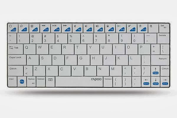 Rapoo E6300 Ultra-Slim Bluetooth Keyboard for iPad