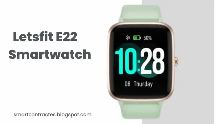 Photo of Letsfit E22 Smartwatch with a white background