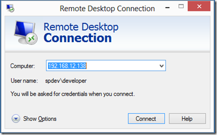 Remote Desktop Connection