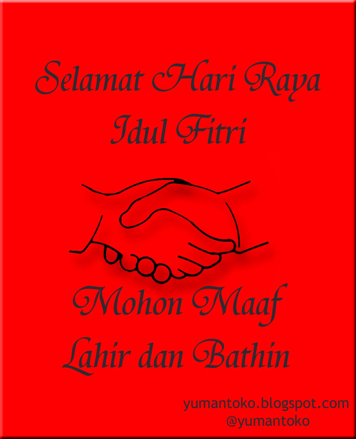 Kartu Ucapan Hari Raya Idul Fitri