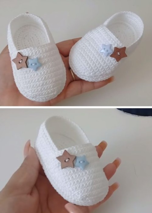 Crochet Baby Espadrilles -  Free Crochet Tutorial 