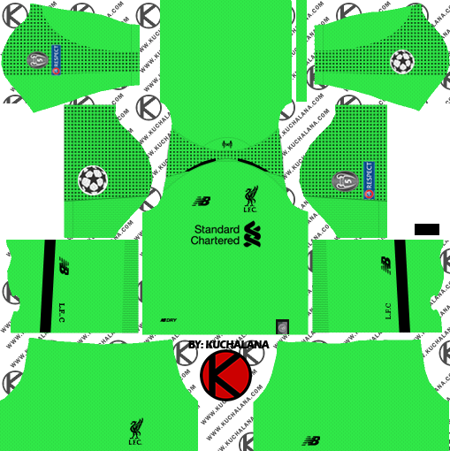 Liverpool Fc 201819 Kit Dream League Soccer Kits Kuchalana
