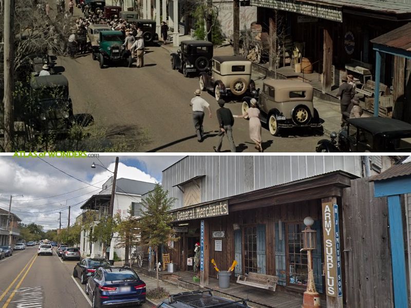 Covington street sequence Bonnie and Clyde dead