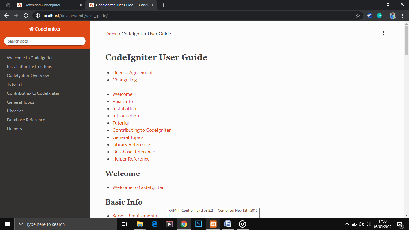 Tutorial Codeigniter Part 1 : Pengertian dan Cara Instalasi Codeigniter