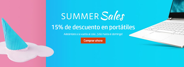 Top 10 ofertas Summer Sales (II) de la HP Store (15% descuento en portátiles)