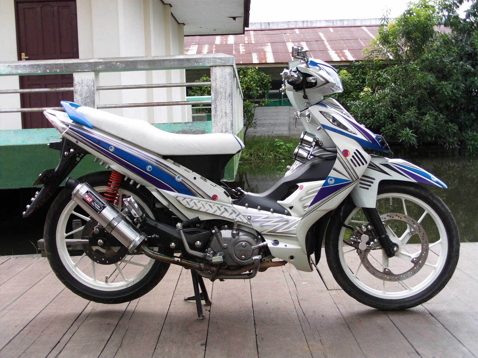 Modifikasi Motor Suzuki Axelo Paling Baru Wacana Modif Motor