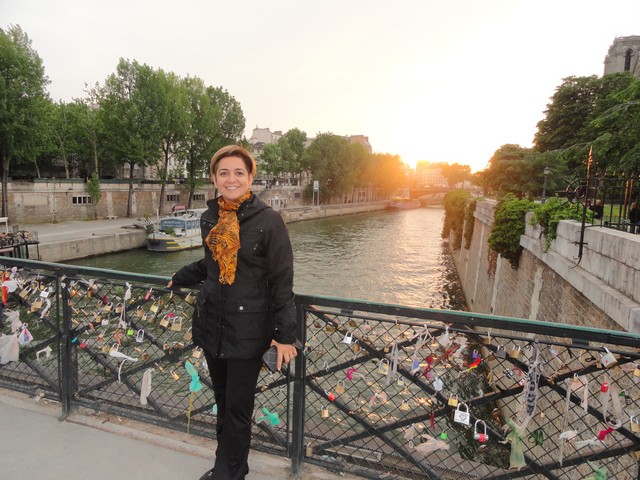 Pont dos cadeados Paris