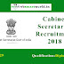 Cabinet Secretariat Recruitment 2018