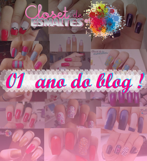 01 ano do blog - Closet de Esmaltes :)