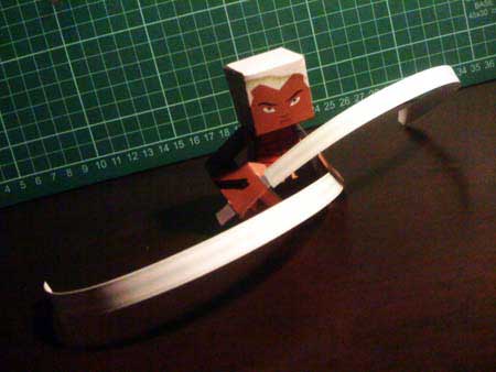 Young Justice Aqualad Papercraft