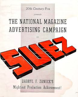 SUEZ. Estados Unidos: 34 x 41 cms. Pressbook. SUEZ. Suez. 1938. Estados Unidos. Dirección: Allan Dwan. Reparto: Tyrone Power, Loretta Young, Annabella, J. Edward Bromberg, Joseph Schildkraut, Henry Stephenson, Sidney Blackmer, Maurice Moscovitch, Nigel Bruce, Sig Ruman, Miles Mander, George Zucco, Leon Ames, Rafaela Ottieano.