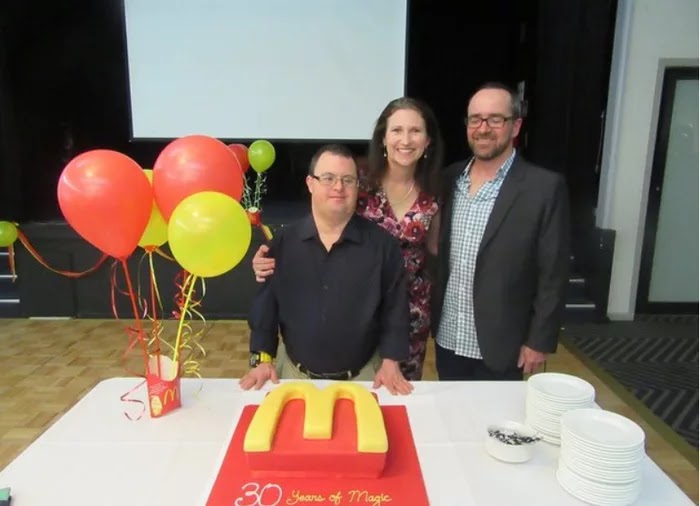 50-Year-Old McDonald's Worker With Down's Syndrome Retired After 32 Years