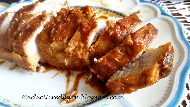 Eclectic Red Barn: Pork Roast with Spicy Peanut Sauce