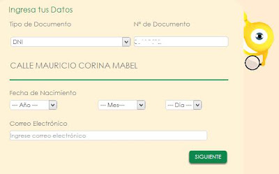 completa tus datos en sentinel