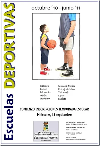 cartel temporad escolar 10-11
