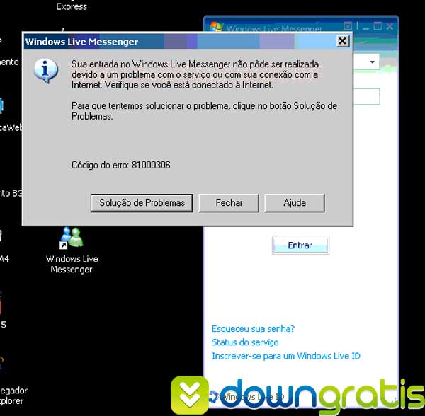 Solucionando erros comuns no MSN 2009