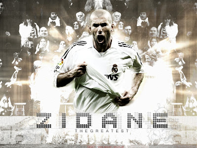 Sports Wallpaper 1024 768 - Football The Greatest Zinedine Zidane Real Madrid Celebrating Goal