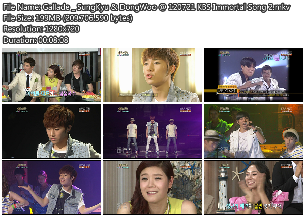 Mediafire Download Music: [Perf] SungKyu - Woman On The Beach (ft. DongWoo & Baby Soul) @ 120721 KBS Immortal Song 2