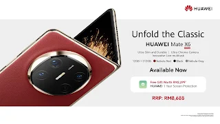 HUAWEI’S MOST DURABLE FOLDABLE SMARTPHONE NOW AVAILABLE NATIONWIDE