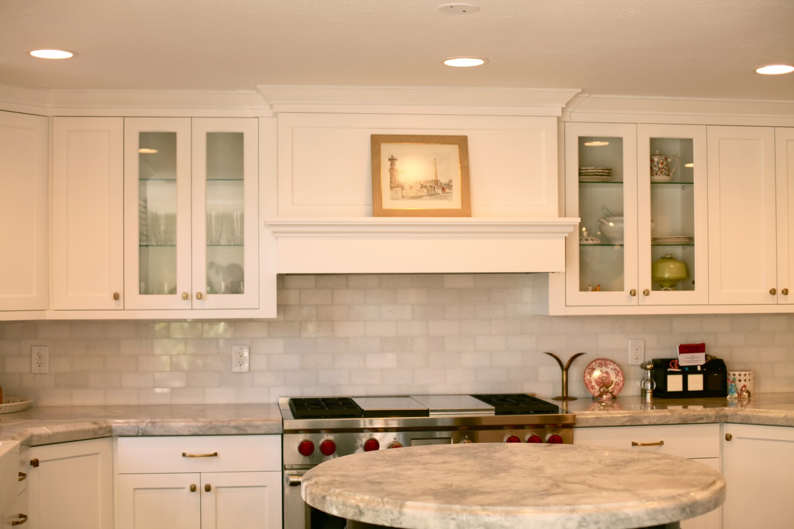 White Granite Kitchen Countertops