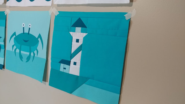 Lighthouse quilt block