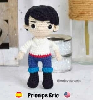 PATRON GRATIS PRINCIPE ERIC | LA SIRENITA AMIGURUMI 61812