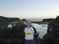 Ben at a bay somewhere near Taranaki