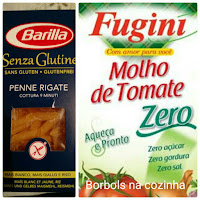 Penne a moda Borbols sem glúten e sem lactose