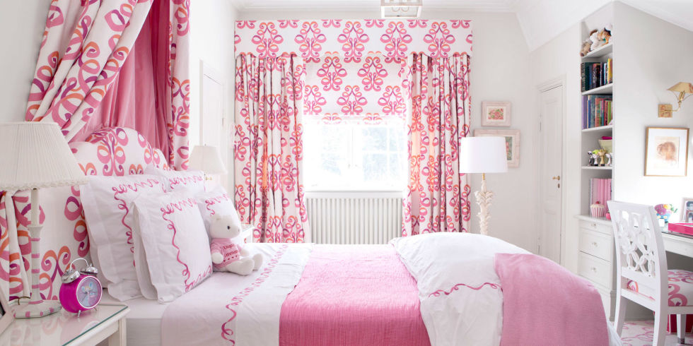 60 Desain Interior Kamar  Tidur Warna  Pink  Untuk Perempuan 