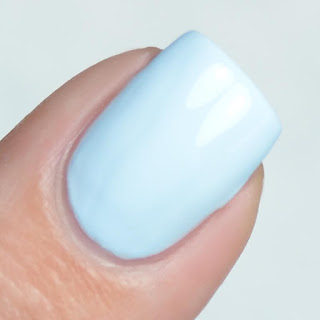 baby blue nail polish