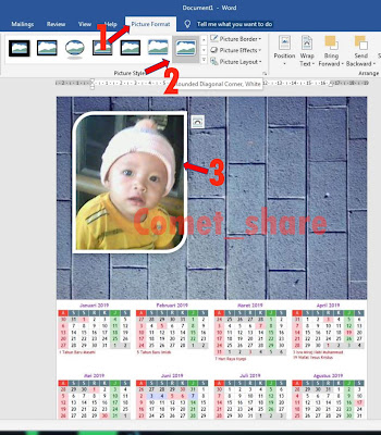 Cara Membuat Calender Di Ms.Word