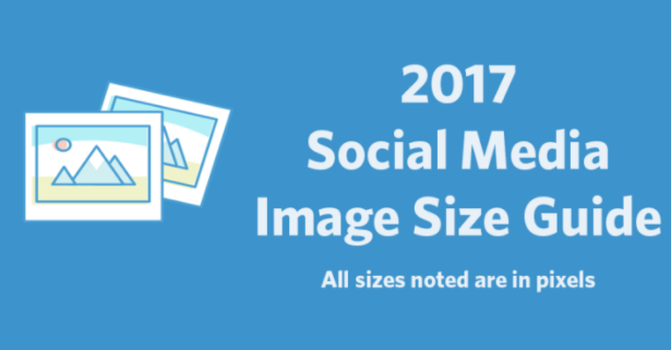 Social Media Image Sizes Guide 2017 Infographic]