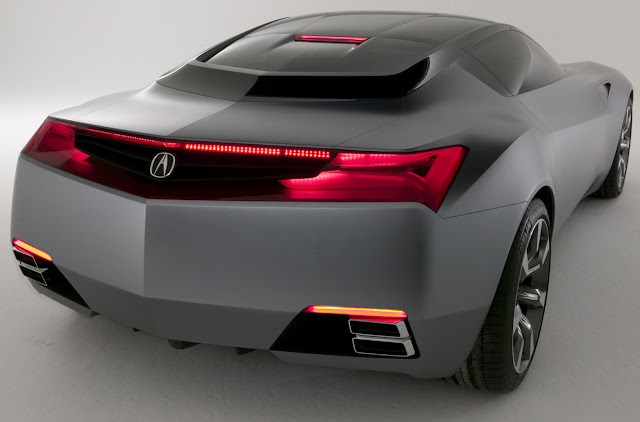 acura nsx rear view