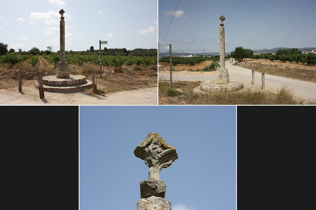 L'ARBOÇ-LA COSTETA-LA PEDRERA, Creu de Pedra o de terme entre el Camí Moliner i Camí de Clariana