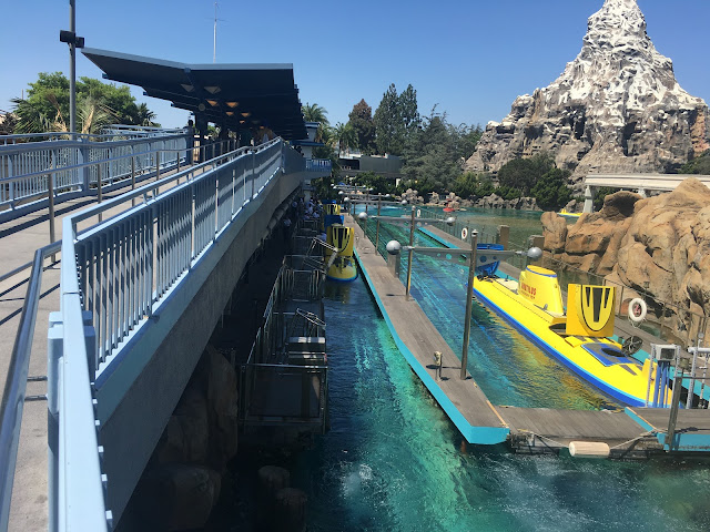 Finding Nemo Submarine Voyage Ride Station From Disneyland Monorail Queue Line Tomorrowland Disneyland